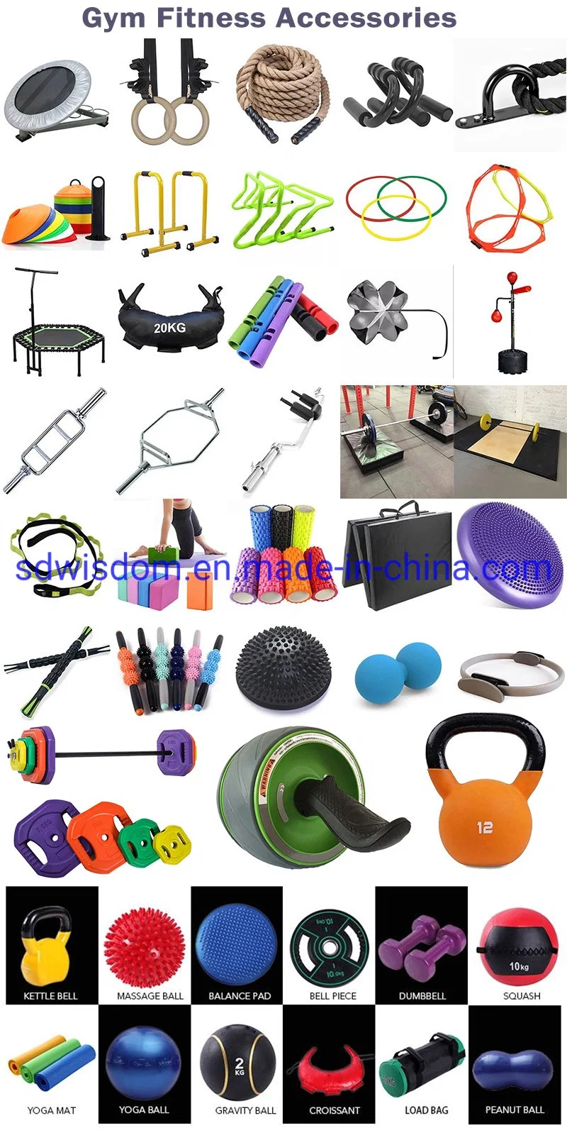 Gym Fitness Accessories Weight Lifting Sandbag / Power Bag Equipment